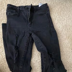 abercrombie ripped jeans